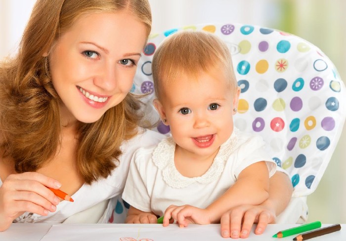 Mutter mit Baby