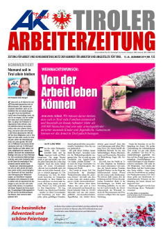 Titelseite AZ Ausgabe Dezember